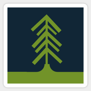 Pine tree figurine : Sticker